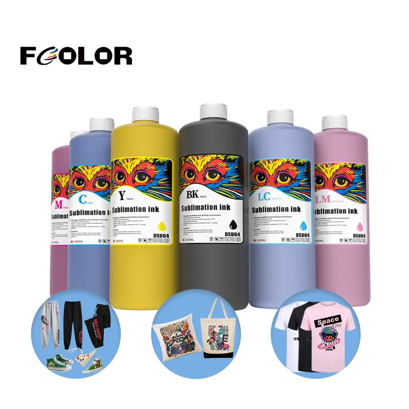 Heat Transfer Sublimation Dye Ink For Cotton Fabric Textile T Shirt