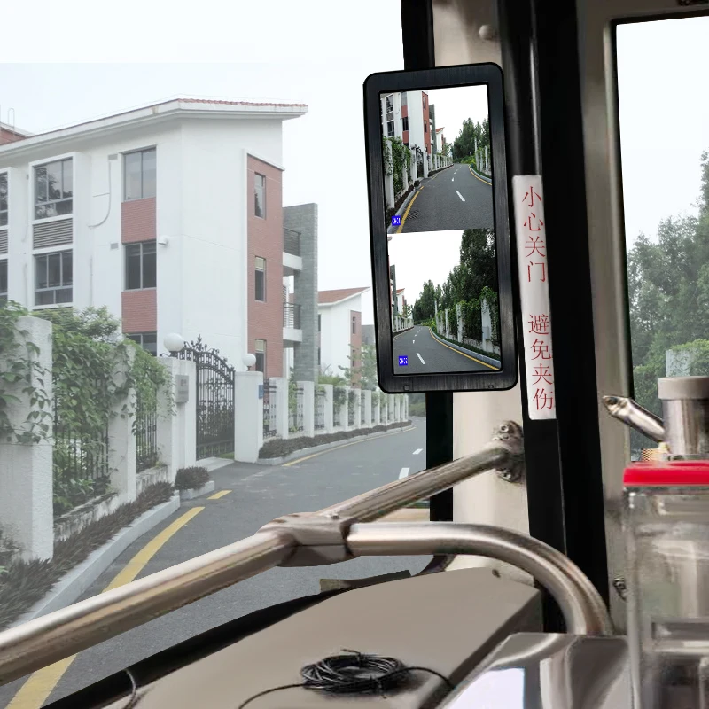 Good Quality AHD 1080P DVR 12.3 inch Front Rear Blind Area Camera Monitor for Bus Coach