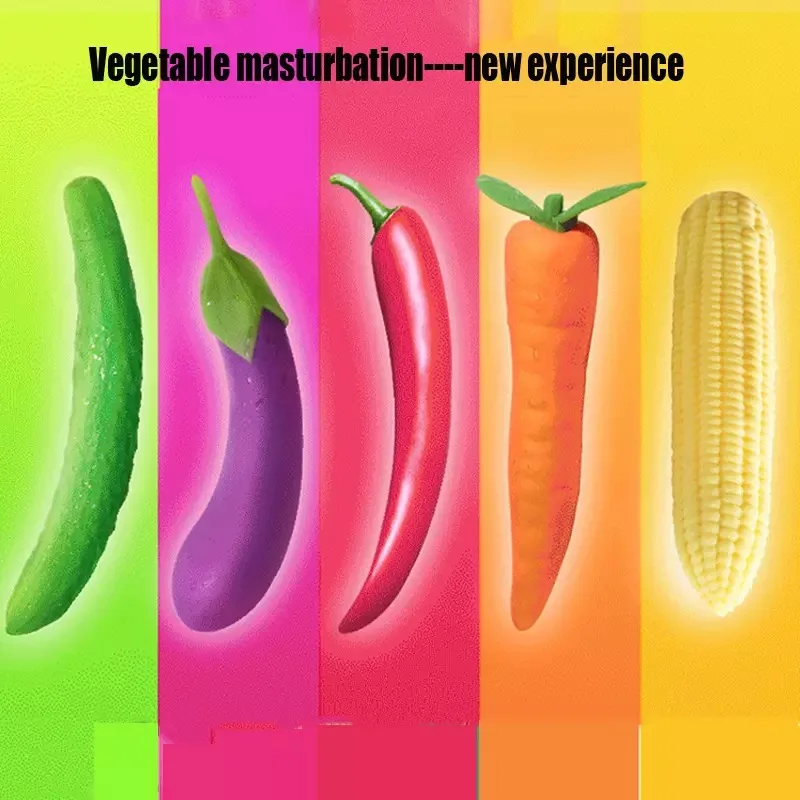 Vegetable Vibrator Sex Toy For Women G Spot Vagina Clitoris Stimulator Massage Female
