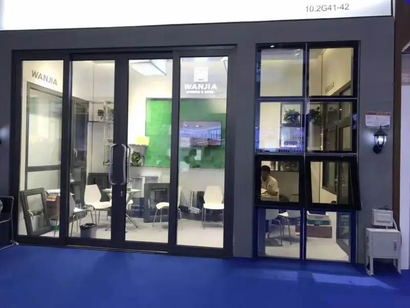 side hinged window/swing and hinged windows/60 series pvc tilt window/guangzhou