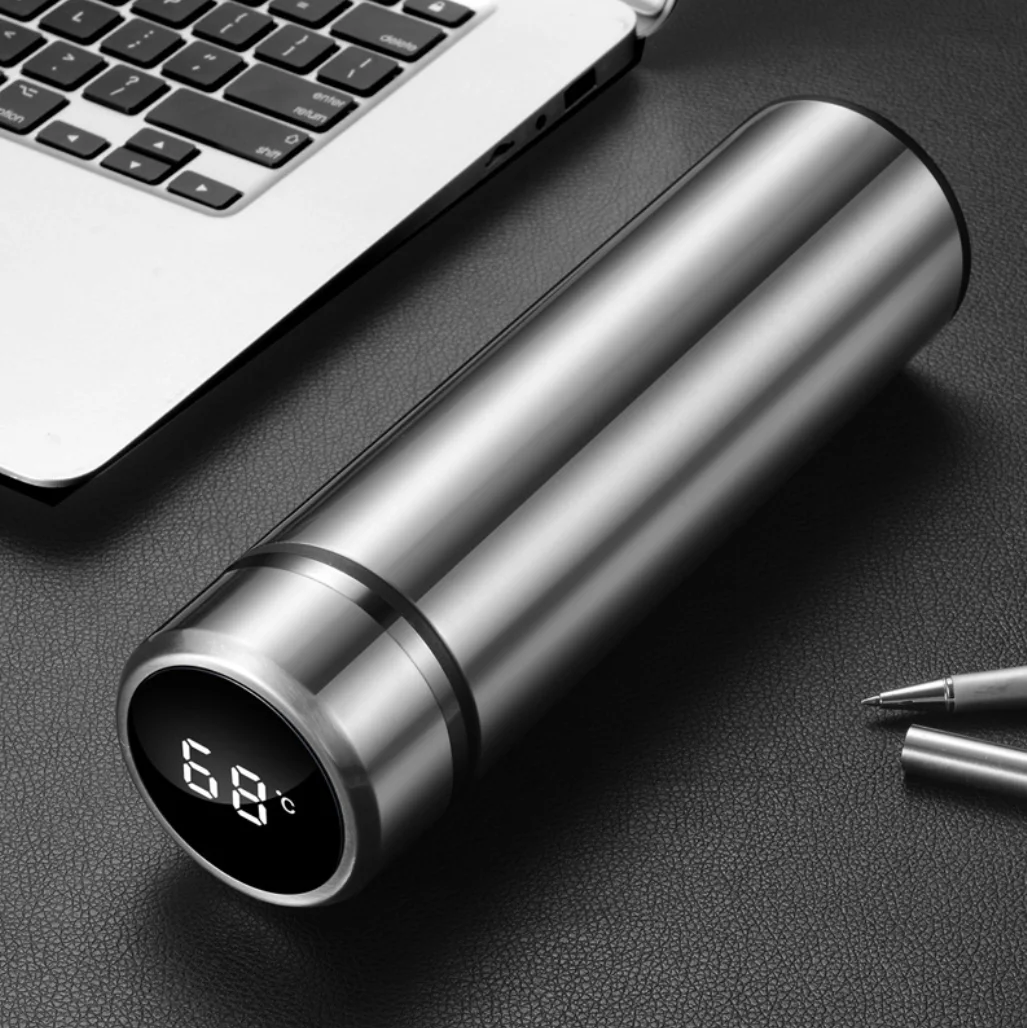 2020 New arrival SUS 316 stainless steel intelligent thermos business gift tea coffee water drinking bottle