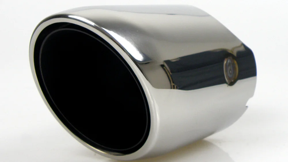 Carmon Car Universal Stainless Steel Exhaust Tip Porsche Style For Bmw