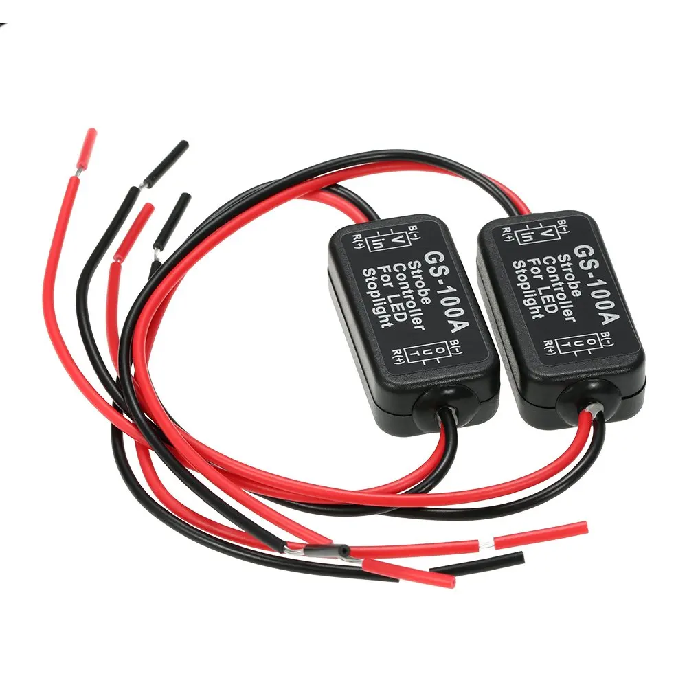 Car LED Brake Stop Light Lamp 12V  Controller Module GS-100A Flash Strobe Controller LED  Brake  Flasher