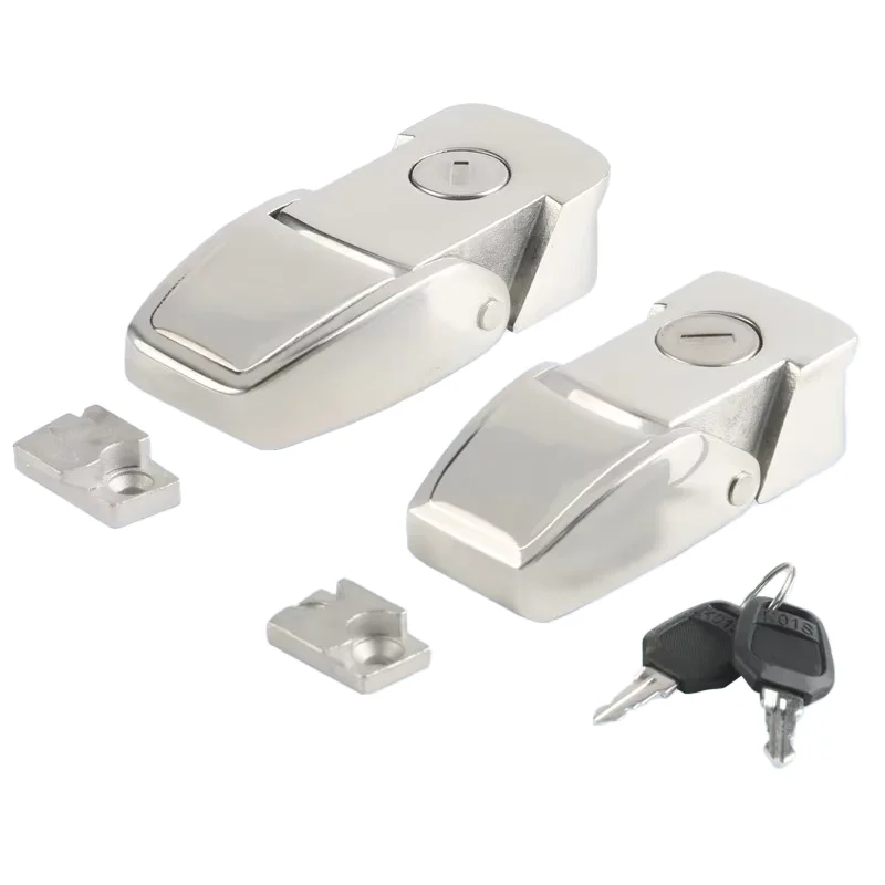 DK604 Square Hasp Stainless Steel Grade 1000 Series Decorations Cabinet Door Lock DKS Hasp Lock Hidden Hasp with Cutting Service factory