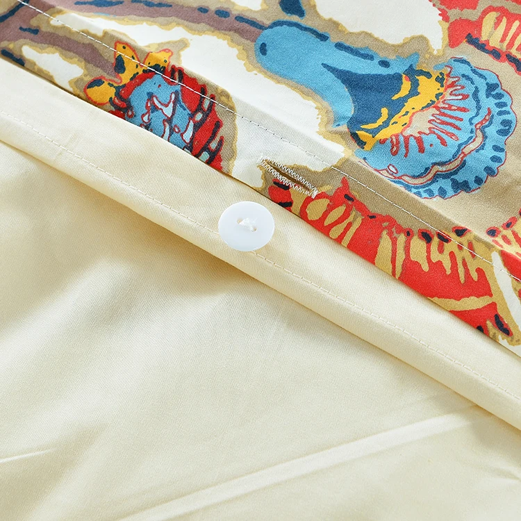 High Quality Printed Duvet Cover Bed Sheet Pakistani Bedding Set 100