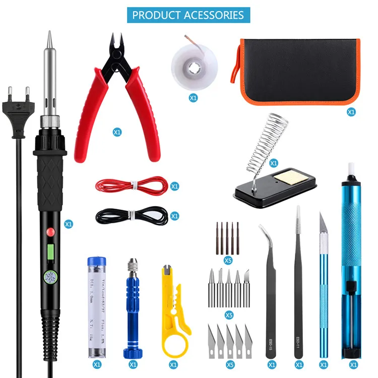 Soldering Iron Kit 110v/220v Soldering Iron Portable Adjustable
