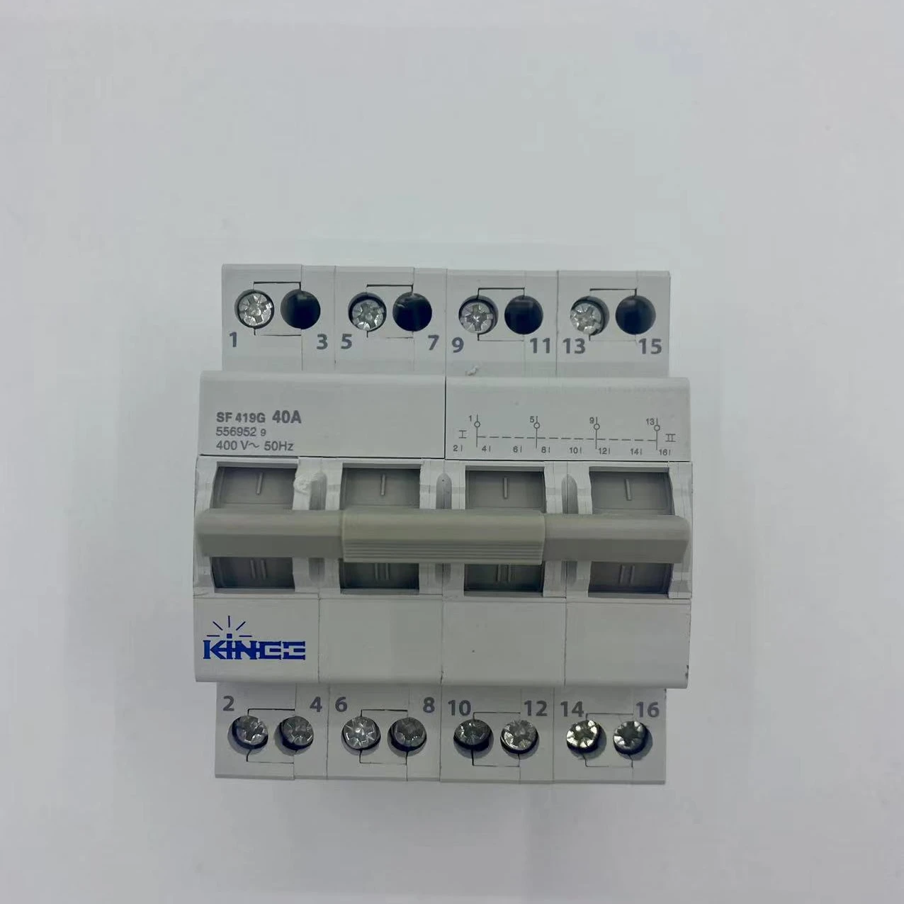 Kinee Din Mount Changeover Switch 1p 2p 3p 4p 40a 63a Onoffon Din