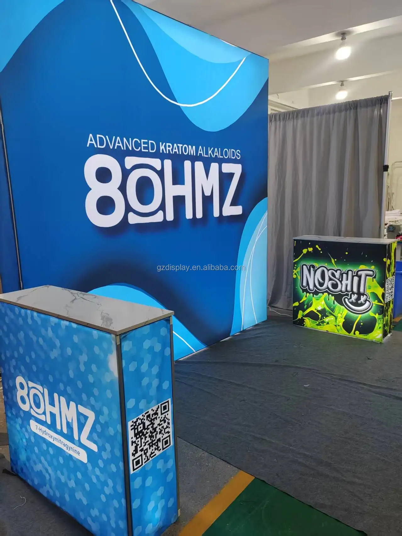 Customized Printing of Trade Exhibition Booths, Portable Exhibition Booth Display with LED Background Exhibition Light Boxes Hc1555e9ca2da4e638af45c5ff059c7b71