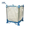 Galvanized euro detachable foldable hot sale industrial galvanized iron adjustable steel stacking big bag rack