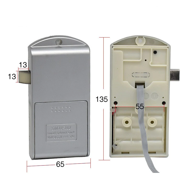 AJF File Cabinet Electronic Password Lock Digital Key Locker Storage Cabinet Combination Lock 85x55x12mm CN;ZHE