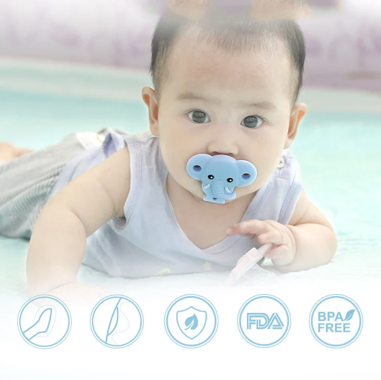 baby silicone pacifier nipple soother