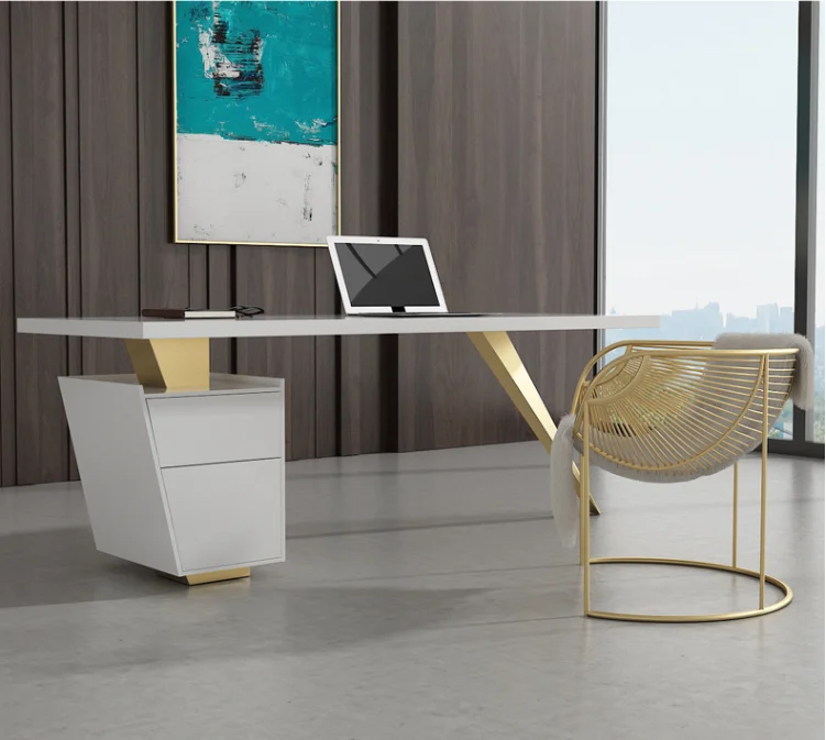 Nordic High End Computer Table New Modern Office Furniture Light Luxury Office Desks Buy