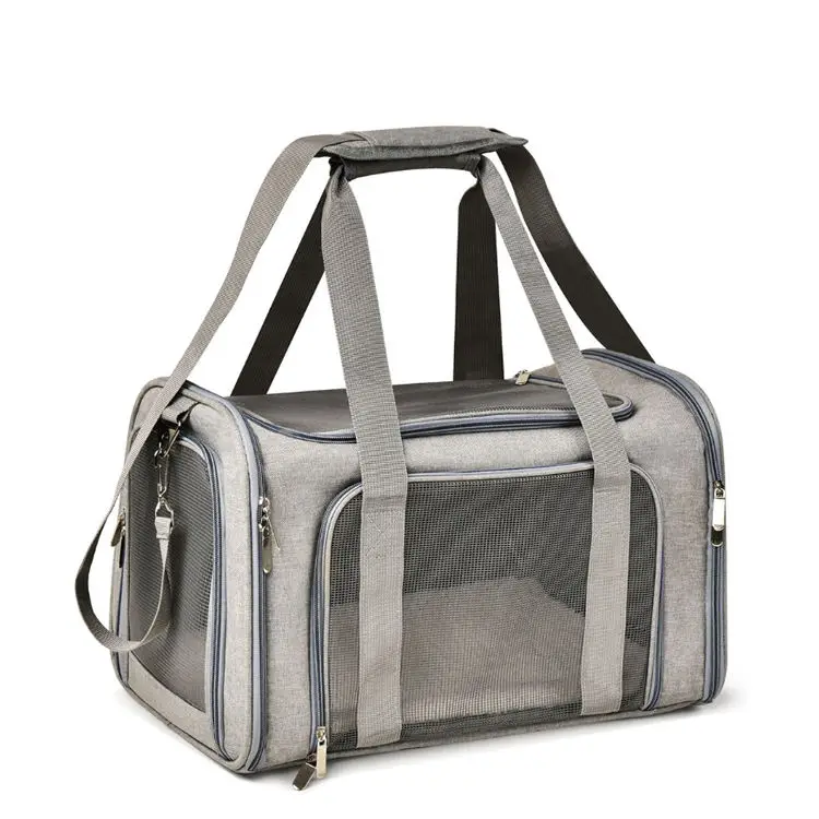 Pet Carry Dog Transport Carrier Airline Approved Bag Folding Pet