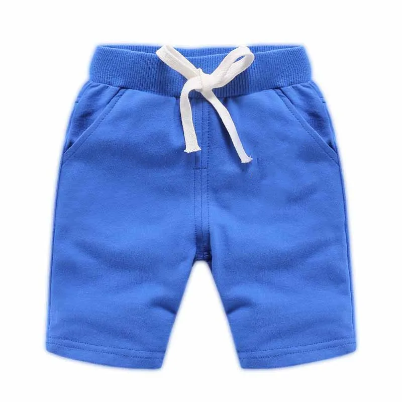 Custom Logo Summer Trousers Children's Shorts Boy Baby Elastic Solid ...