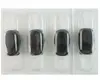 Factory OEM LOGO Design 15pcs 30MM 1.2" Rubber Soft Black Disposable Tattoo Tubes With Clear Long Tips