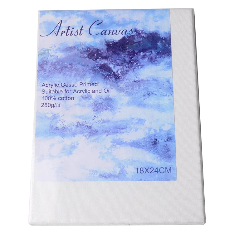 280gsm (8 oz) Primed Blank Cotton Stretched Canvas