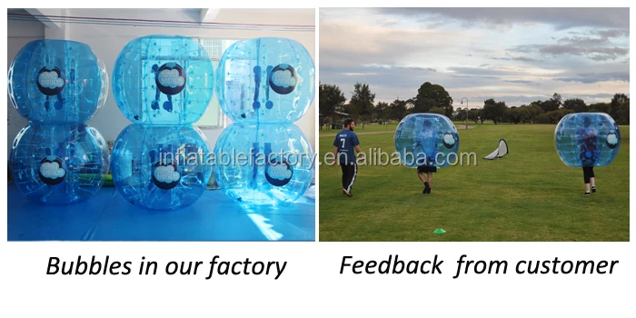 Cheap TPU Inflatable bumper soccer ball zorb ball bubble football human  hamster ball  rent factory