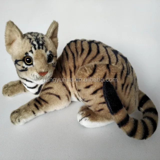 Colorata Japan Serval Savannah Cat Plush Doll Stuffed Toy 11cmx4cmx9cm 989456 for sale online 