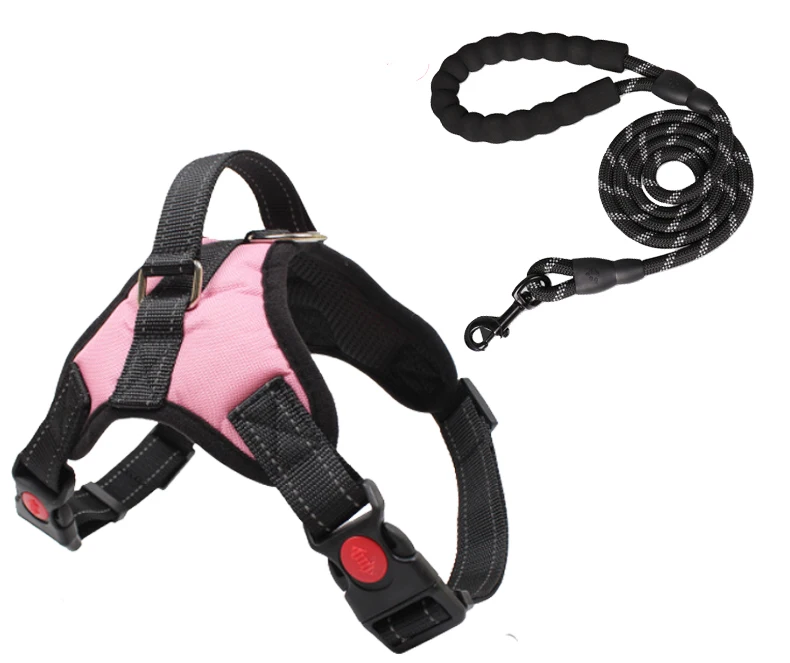 Trainpro Nopull Dog Collar Harness And Leash Training Set For Easy