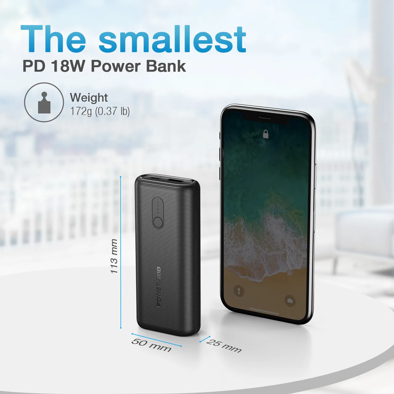 POWERADD new 10000mah small powerbank portable fast charge mini power bank for mobile - ANKUX.COM
