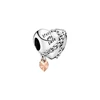 Drop shipping High Quality S925 Sterling Silver Keep Me Safe Love Charms for Jewelry Making