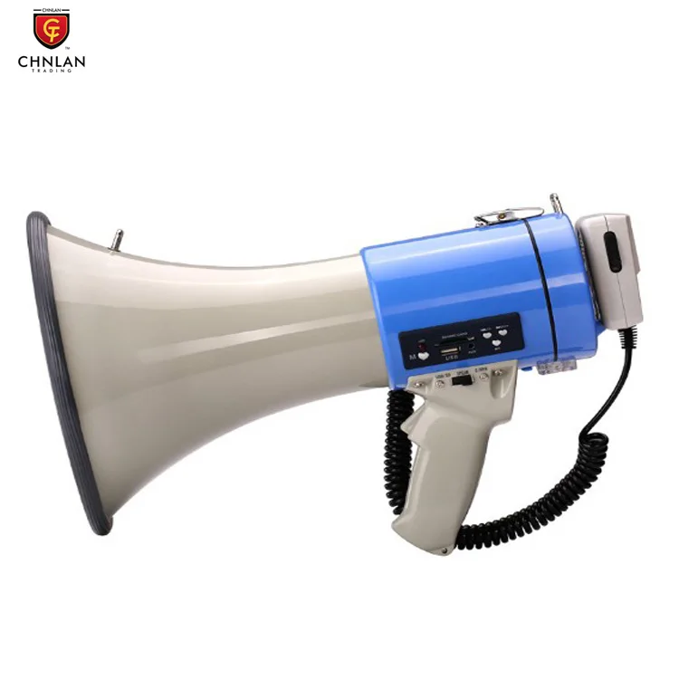 Rechargeable Megaphone Speaker Plastic Dc12v Powerful Handy Megaphone