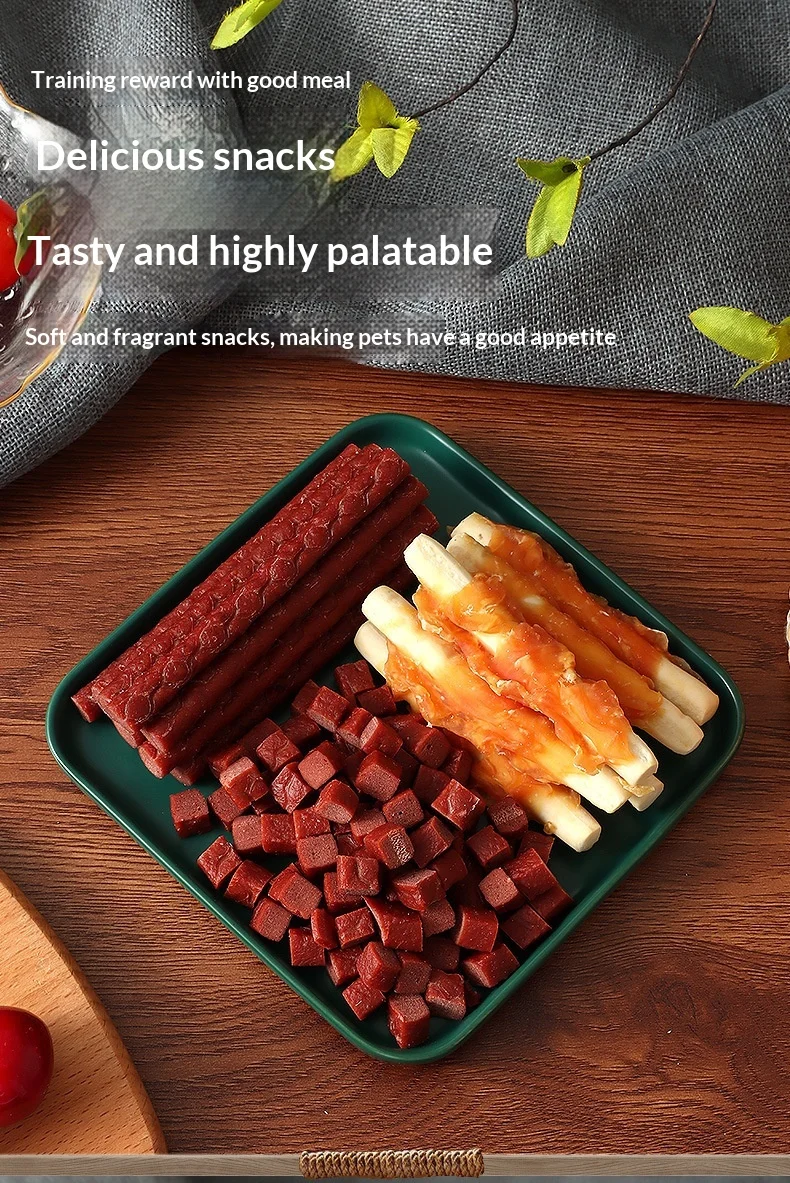 Pet Dog Beef Dried Jerky Training Snacks 108g/100g Bagged Packaging manufacture