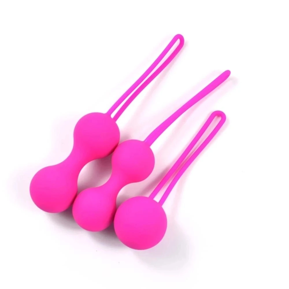 3pcs Lot Silicone Vagina Vibrators Kegel Ball Vaginal Tight Exercise Ball Adult Sex Toys For