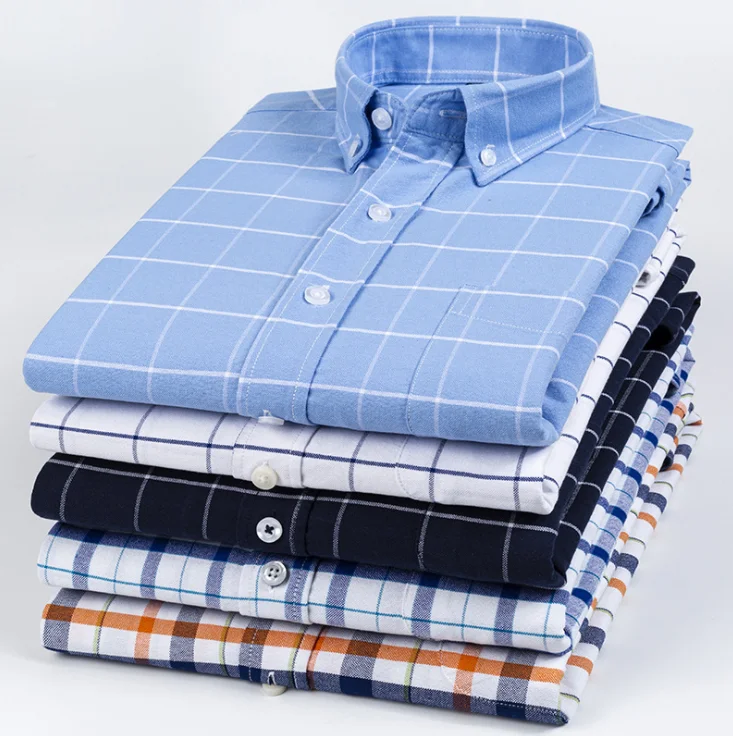 Mens Dress Shirt Soft 100% Cotton Smart 