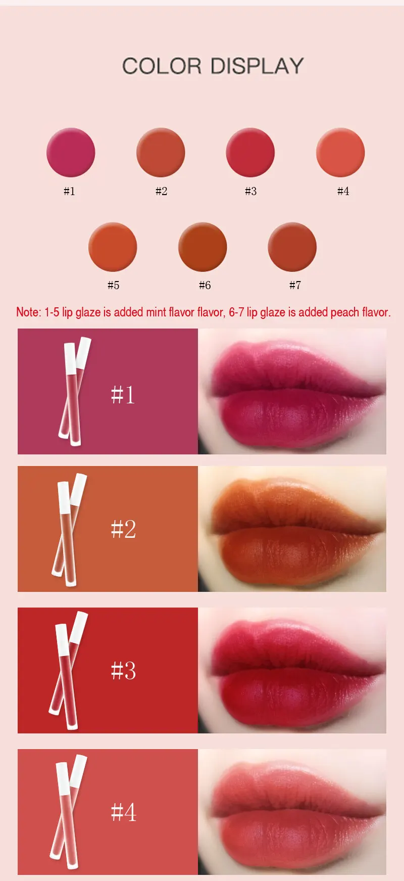 unlabeled your own lips makeup waterproof liquid matte velvet non-stick-cup liquid long lasting lip stick cosmetic