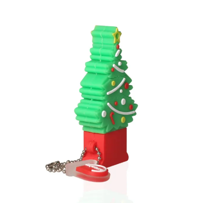 USB Flash Drive 128GB Pendrive cartoon snowman Christmas tree gifts 64GB 32GB 16GB 8GB 4GB Elk Deer Santa Claus Pen drive