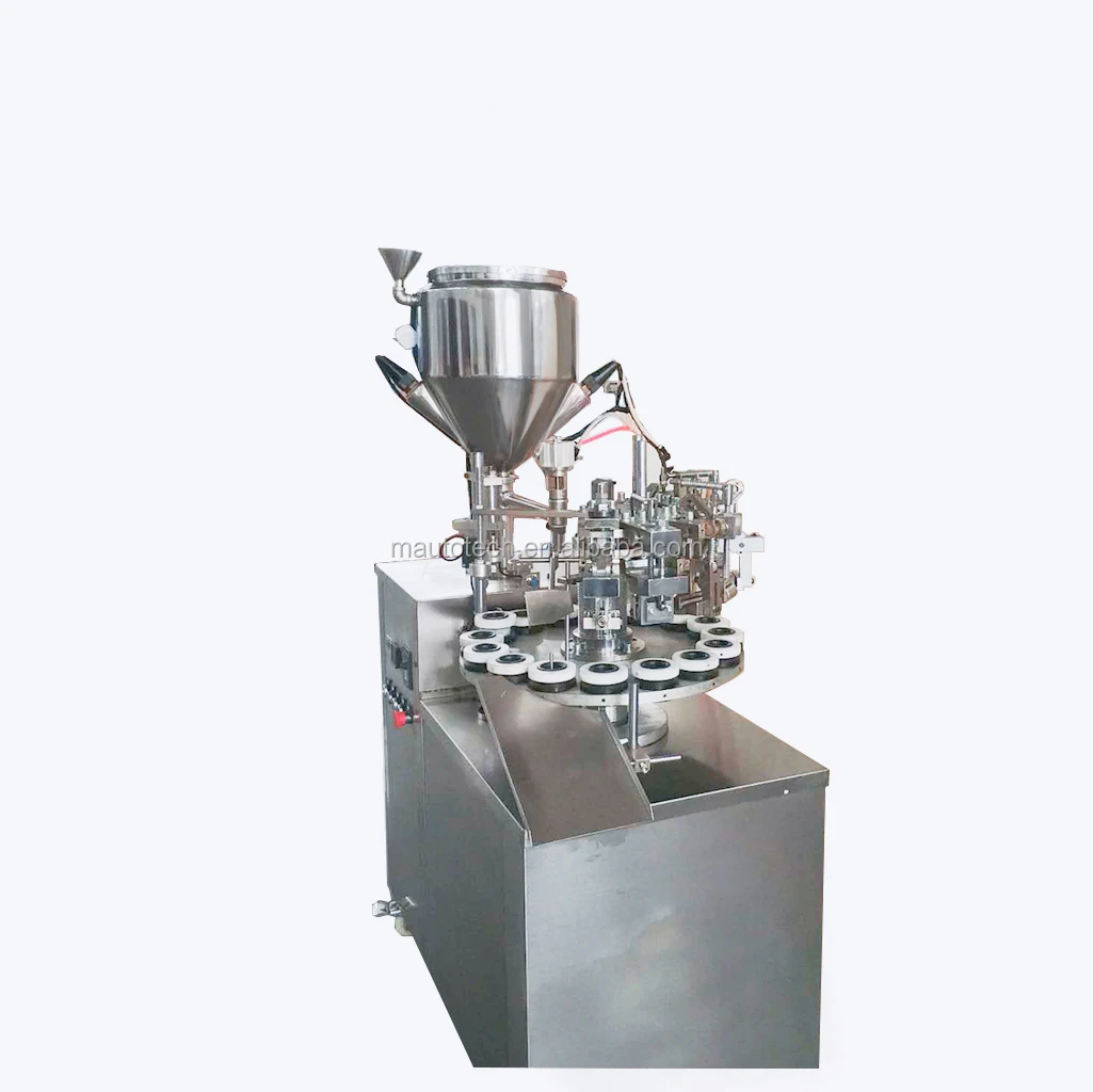 Collapsible Folding Aluminum Tube Filling Sealing Crimping Machine