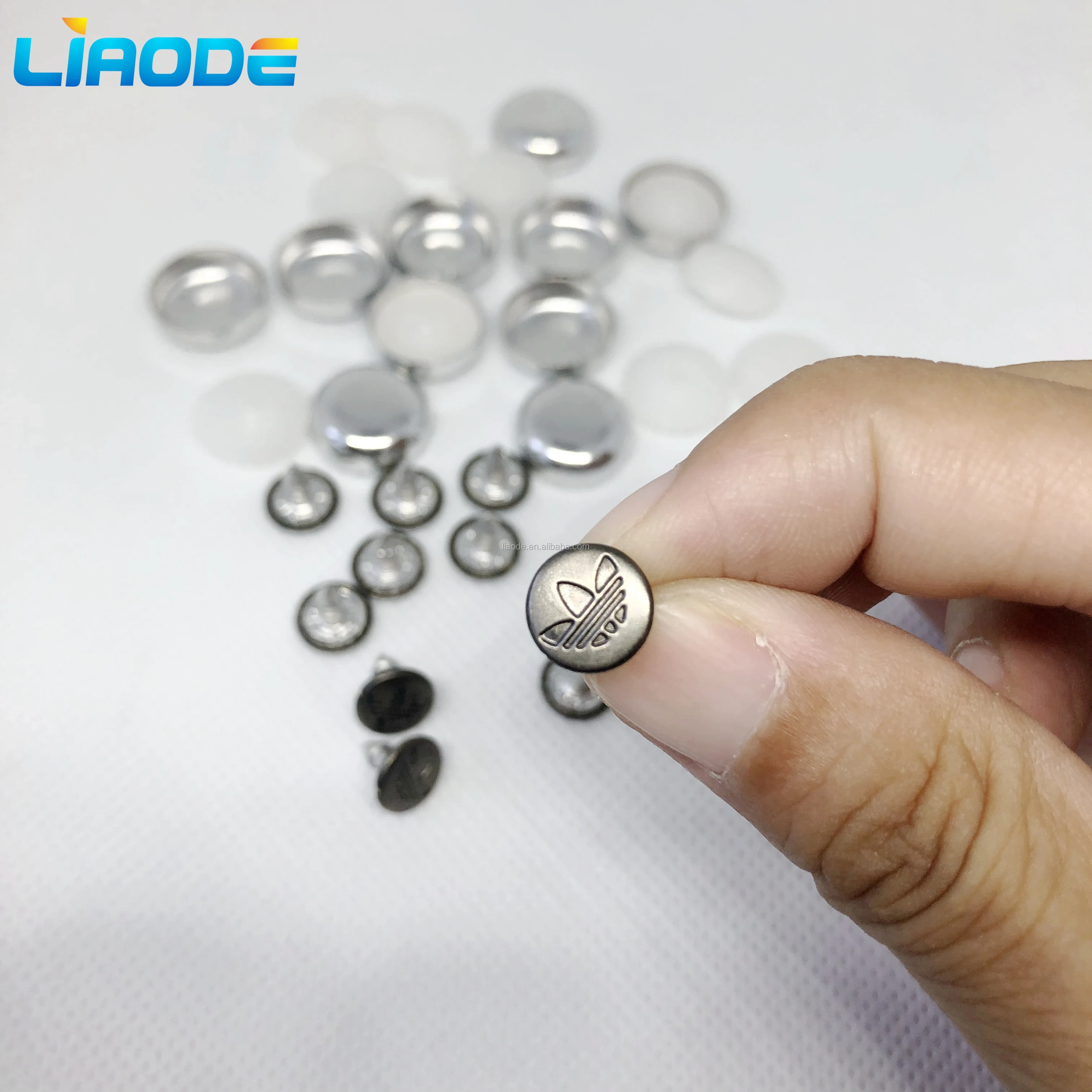 13mm 22 3 Feet Aluminum Baseball Cap Fabric Covered Metal Buttons