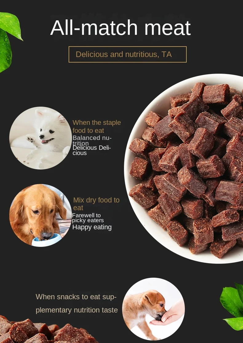 Natural Dog Snack Puppy Small Teddy Golden Retriever Training Reward Freeze-dried Pet Grinding Bar supplier