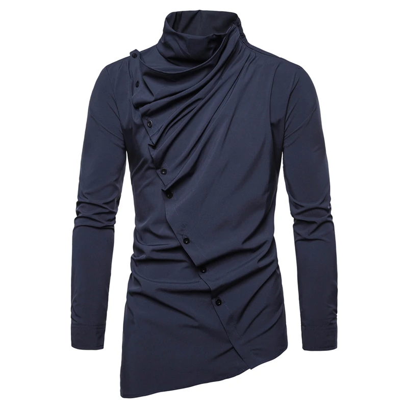 Spring new British court embroidered shirt, men's long sleeve shirt clothing for men Longsleeve Shirt for Men Work560_voghion.com