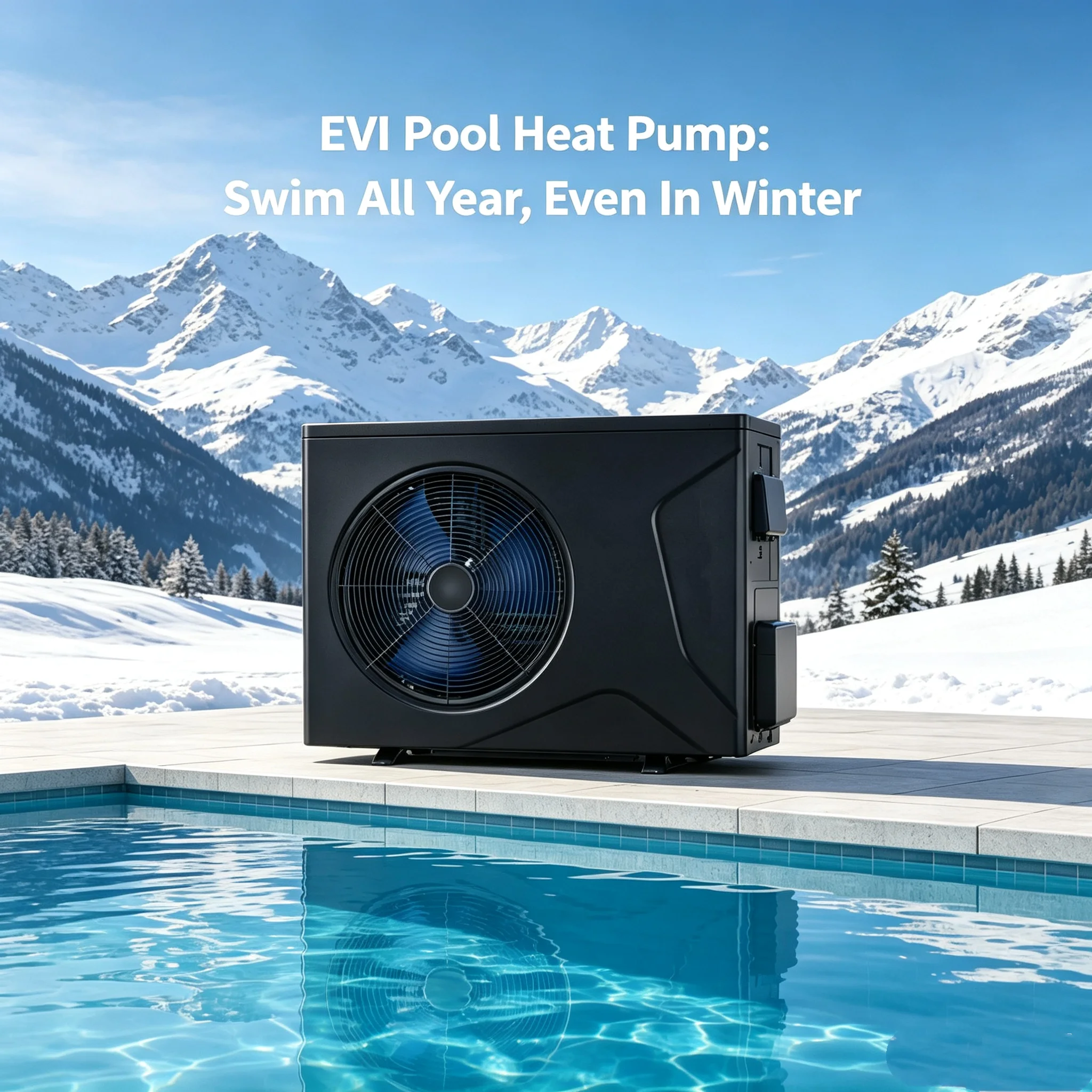 Source Pool Heat Pump, 30kW, 10 kW, Electric - detail 12