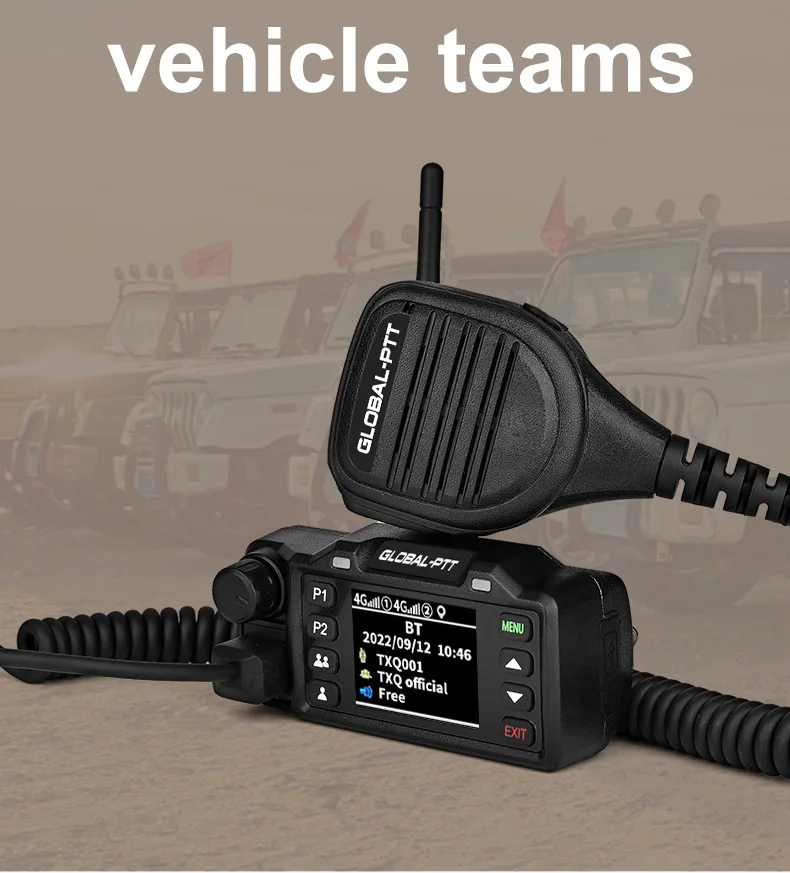 V Global Ptt Car Radio Poc Radio G Lte Gps Two Way Radio Walkietalkie