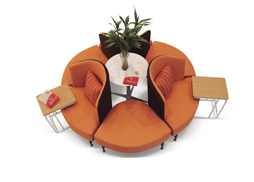 Hotel Round Simple Designs Public Lobby Living Room Sectional