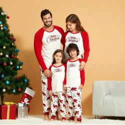 Holiday Feeling Women Men Kids Baby 2 Piece Set Matching Top And Plaid Deer Pants Pajamas Set Family Pyjamas Merry Christmas Pjs