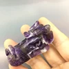 Wholesale Natural Amethyst Head Carved Dragon Quartz Crystal Skulls