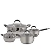 Hot sale kitchenware 8pcs various size 16cm 18cm 20cm 24cm diecasting iron cooking pot
