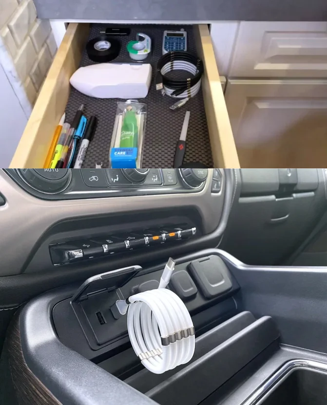 2020 New Design Magnetic Charging Cable SuperCalla/ Self Winding Organizing Type C Micro USB Easy Coil Charging Cable - ANKUX.COM