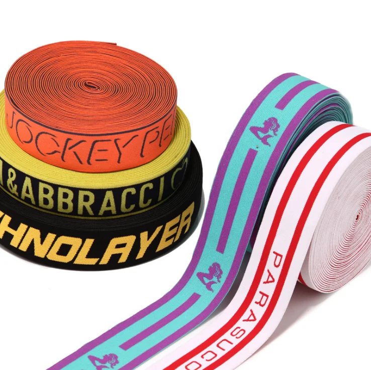 Custom Branded Logo Elastic Waistband For Underwear Buy Elastic