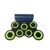 Mini USB Silicon Foldable Electronic Roll up Digital Drum with Drum Stick Foot Switch Pedal