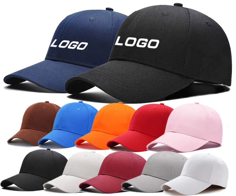 

6 panel baseball caps,3 Pieces