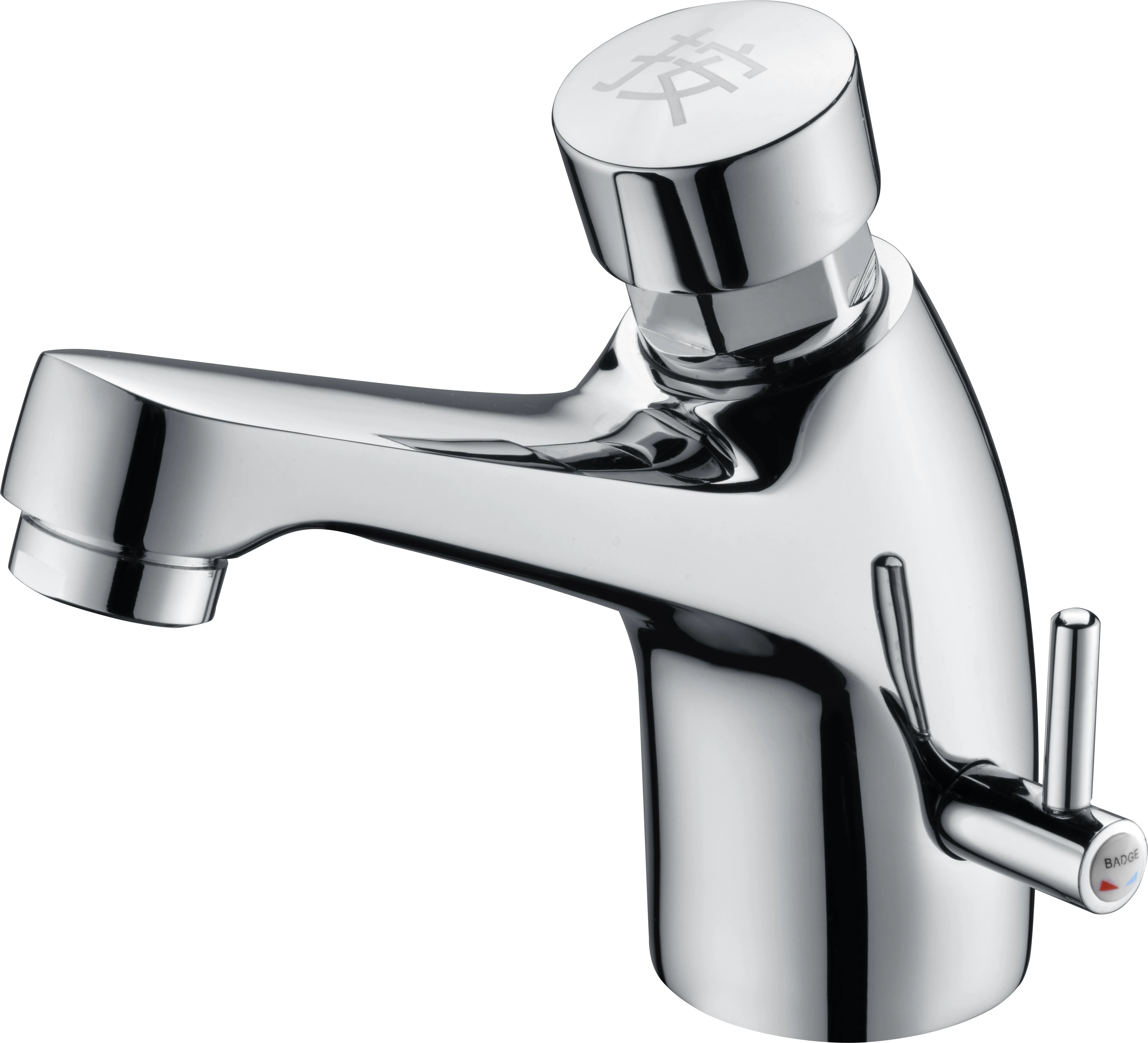 
Bathroom faucet battery goose faucet with mixed hot and cold water 