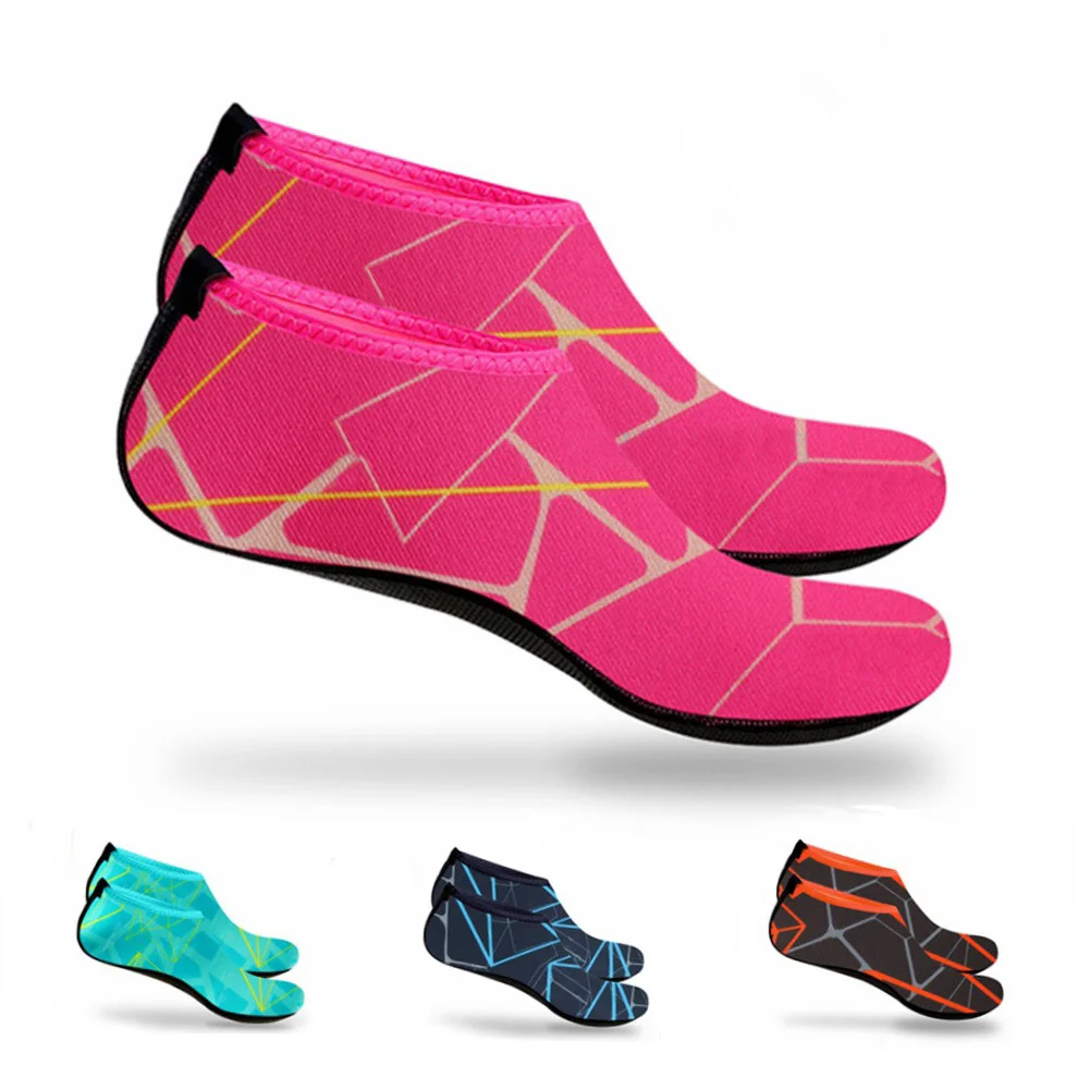 1 Pair Water Beach Aqua Socks Camo Wetsuits Unisex Mens Women Snorkelling Shoes 