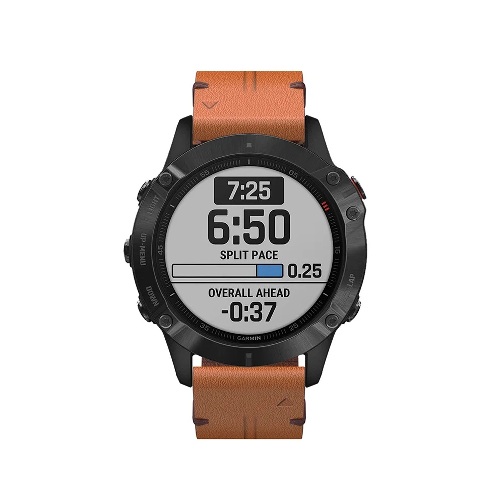 garmin fenix leather strap