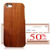 Discount promotion popular and adopting the unique unique ecological minimalist design rosewood for Iphone 5 wooden phone case
