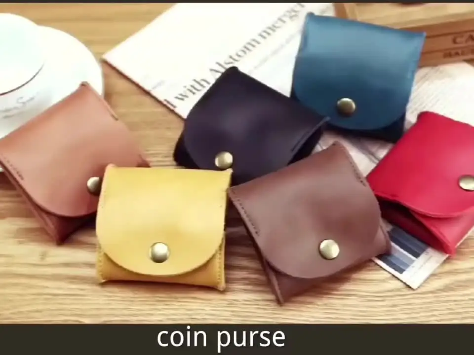 2025 Genuine Leather Coin Pocket Mini Purse for Women